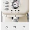 Cafetera italiana semiautomática para el hogar, oficina, alta presión, vapor concentrado, espuma de leche, cafetera