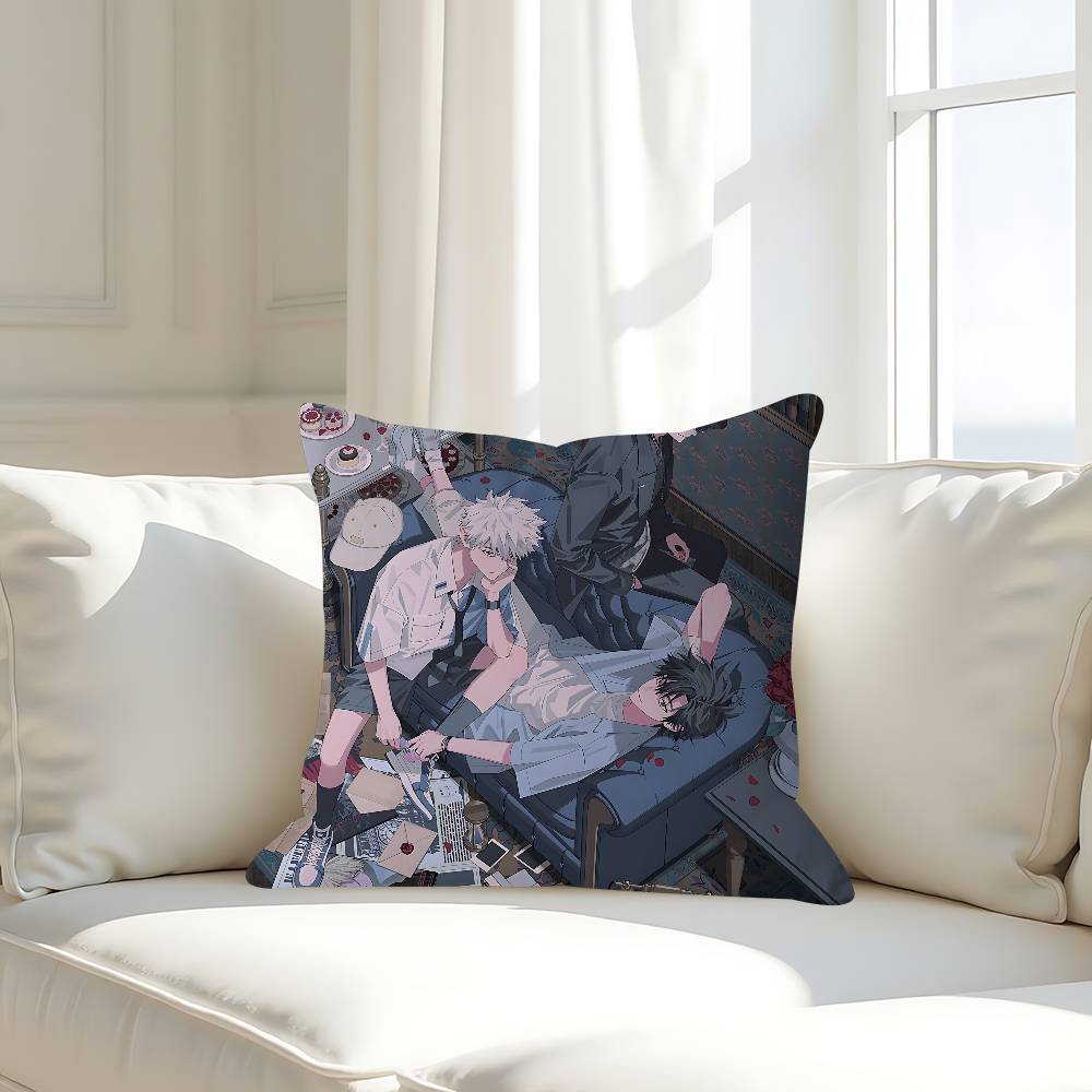 L-Link Anime ClickS Pillow Case Removable Washable Cushion Cover – All-Season Soft Linen