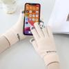 Niedliche Damen-Touchscreen-Plüschhandschuhe: Warm, verdickt für Frühling & Herbst Radfahren