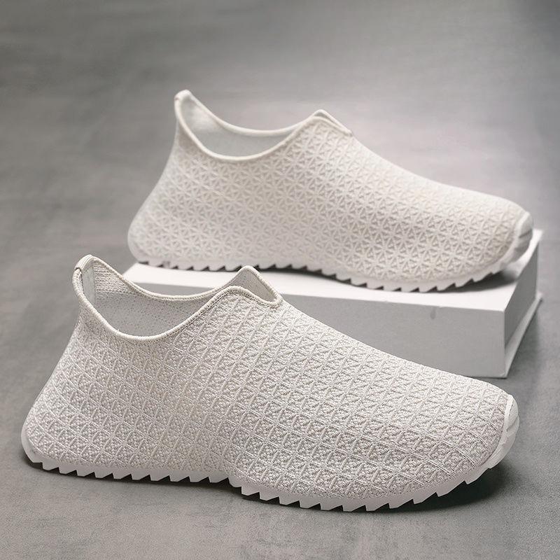 Quick-Drying Man Casual Sneaker Slip-on Mesh Upper Athletic Running Miked Colour Shoe In Promotion Wide Gym Sports Shoes for Men