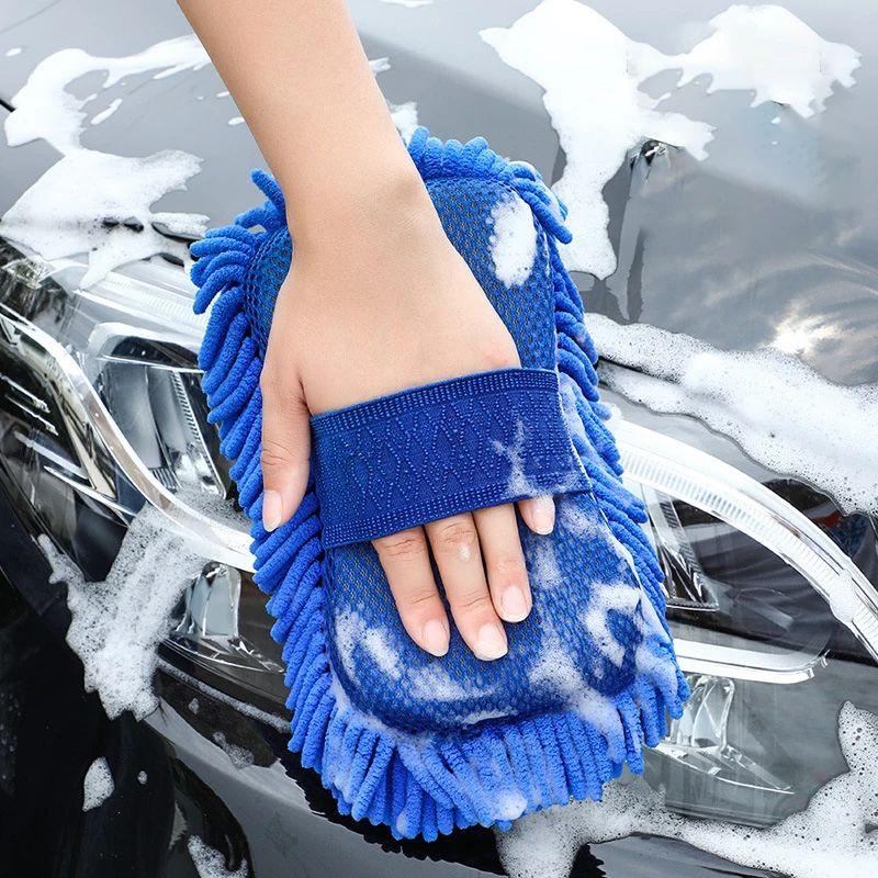 High-Quality Auto Cleaning Sponge Brush For Car Wheel Tire Wash Wipe Water Suction Sponge Pad Wax Polishing Tyre Brushes Tools