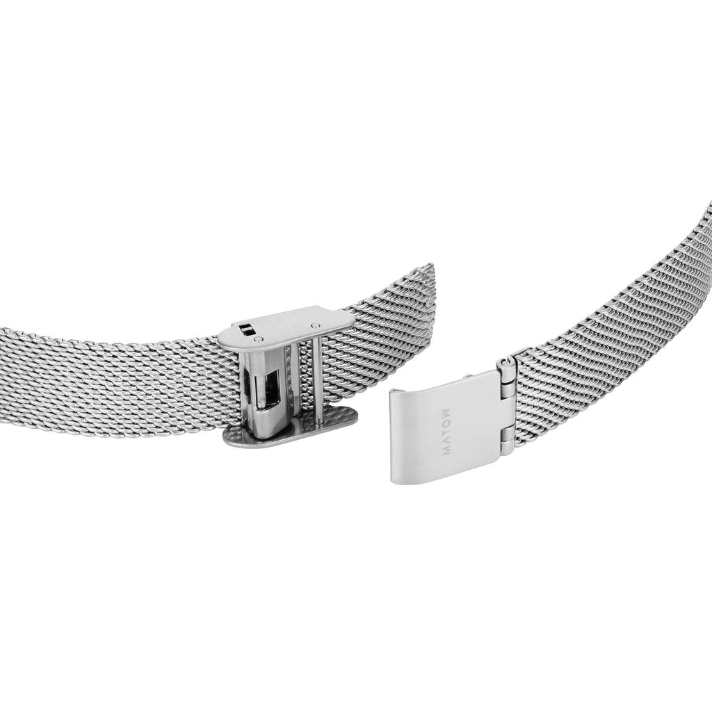 Authorized Dealer Shiki Bouquet Lily of the Valley Silver Mesh Watch mw007003 [MATOW] Women's