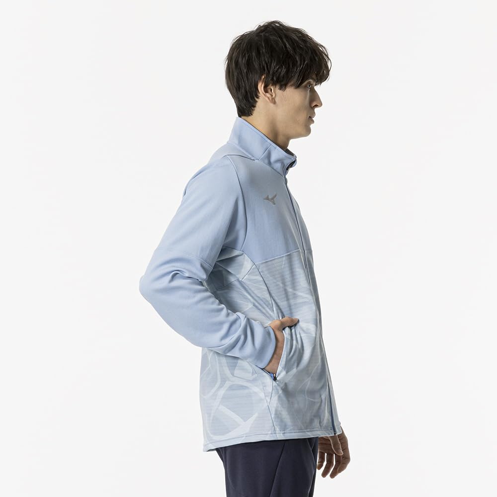 Training Wear Jacket Jersey Player Interlocking MUGEN GRAPHIC 32MCB501 Glaceon Blue [Mizuno] Warm-up