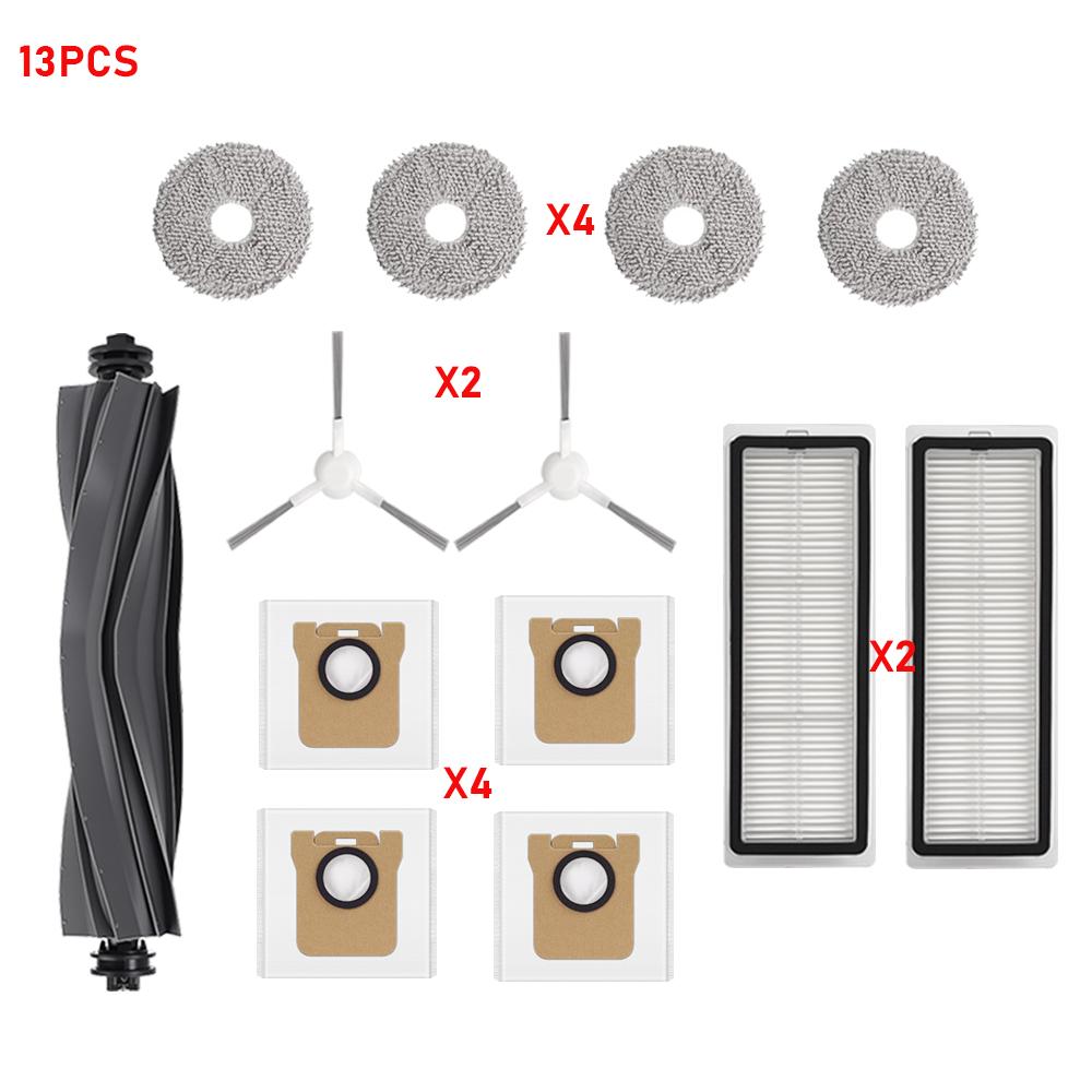 For Dreame L11s Ultra L11s Pro L11 Ultra Replacement Parts Main Side Brush Filter Mop Cloths Dust Bags Robot Vacuum Accessories