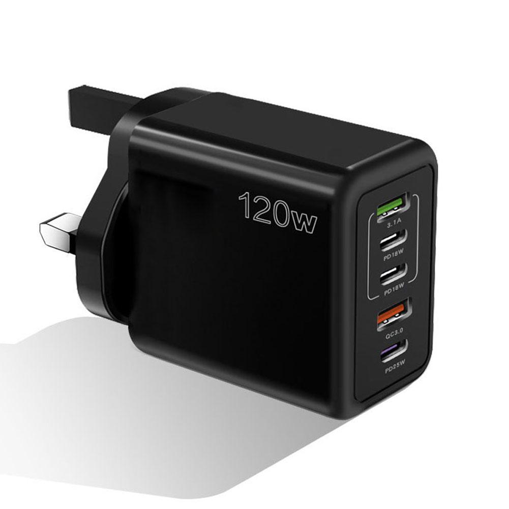 USB C Charger 120W Fast Charging Type C PD QC3.0 Mobile For IPhone Adapter Realme D3Z2