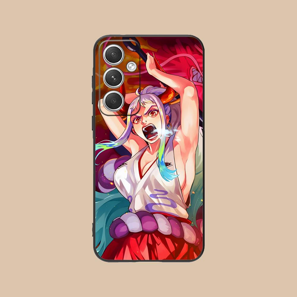 Pirate Yamato Mobile Phone Case for Samsung Galaxy S24 S23 S22 S21 S20 S10 S9 Plus FE Ultra Lite Black Smartphone Cover