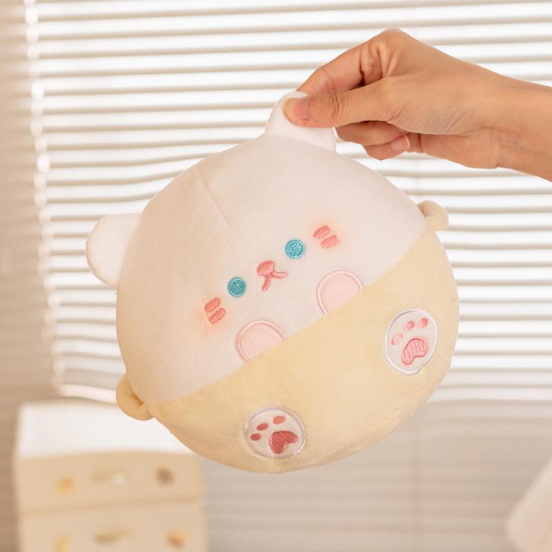Super Cute Dog Pig Cat Panda Balls Plush Toys Soft Stuffed Cartoon Animal Pillow Creative Souvenir Room Decor Birthday Gift