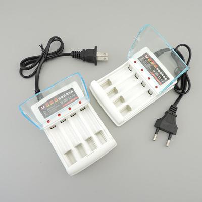 220V 4-Slots Battery Charger Aa/Aaa Ni-Cd Charging Rechargeable Smart Battery Power Charger Us/Eu Plug For 1.2V Separate Charging