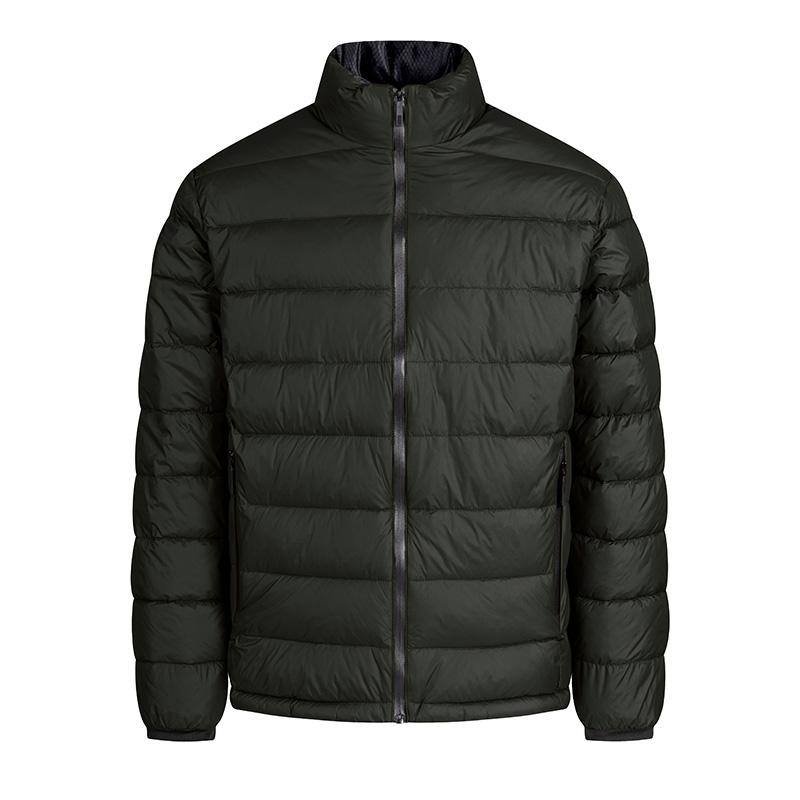 Fashionable And Versatile Casual Men's Thickened Warm Stand-up Collar Casual Solid Color Men's Clothing