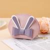 New Multifunctional Coin Purse with Keychain Portable Mini Wallet Card Holder Zipper Catoon Bow Makeup Storage Bag