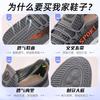 Men's shoes new comfortable sports shoes summer fly-woven mesh running shoes soft-soled shoes men's thick-soled lace-up single shoes