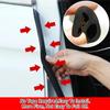 SEAMETAL Car Seal Strips EPDM B Pillar Noise Windproof Protection Car Door Edge Weatherstrip Auto Sealant Accessories Decoration Strip