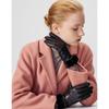 Women Leather Gloves Black Mink Chain Decoration Dcgv6f264