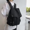 Schoolbag Trendy Cool Men's and Women's Backpack Anti-splashing Locomotive Large Capacity Large Cover Student Schoolbag New Backpack Wholesale