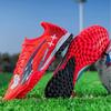 Low-top Thorn Football Shoes World Cup Broken Nails Artificial Turf Nails Leather Feet Male and Female Students Training Shoes