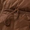 adidas Giacca da Donna Marrone JL9845 che Definisce la Vita, Tinta Unita, Lunghezza Media, Calda, alla Moda, Versatile, Imbottita in Piumino d'Anatra