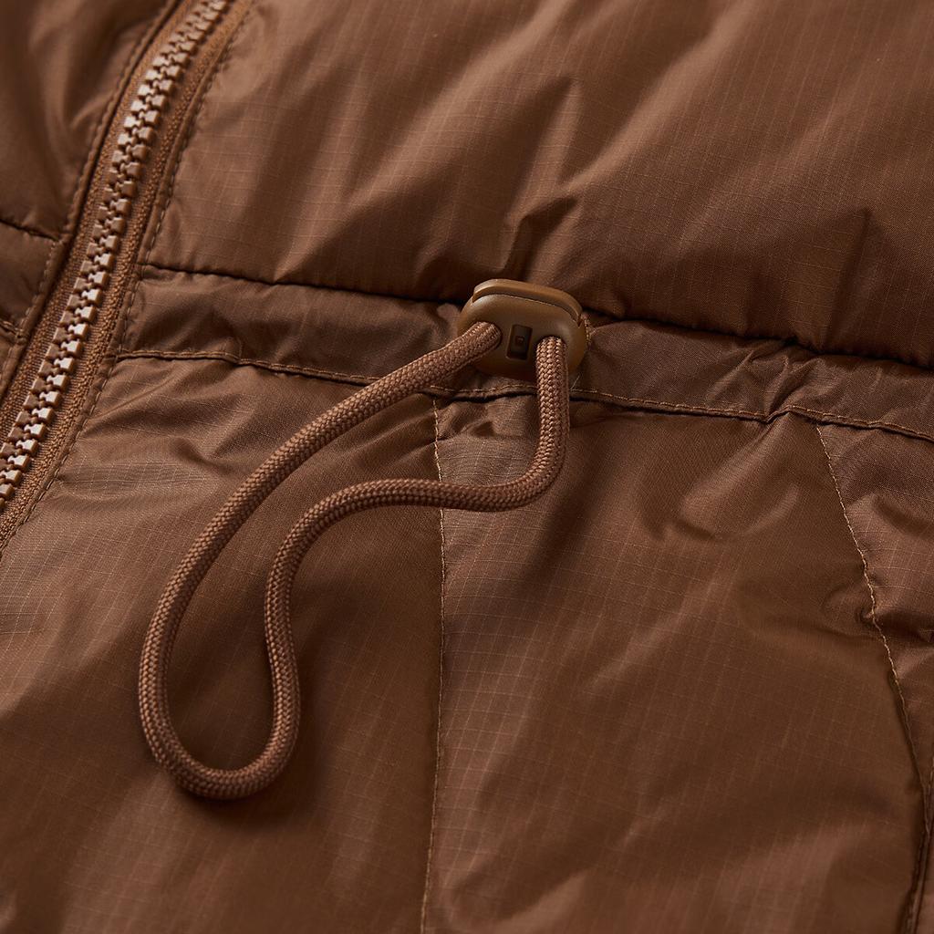 adidas Giacca da Donna Marrone JL9845 che Definisce la Vita, Tinta Unita, Lunghezza Media, Calda, alla Moda, Versatile, Imbottita in Piumino d'Anatra