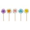 5Pcs Fake Flower Insert Weather-Resistant Resin Artificial Flower Stress-Relief Indoor Outdoor Home Garden Ornament