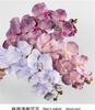 White Phalaenopsis Artificial Floral Arrangement - Realistic High-End Decorative Accent