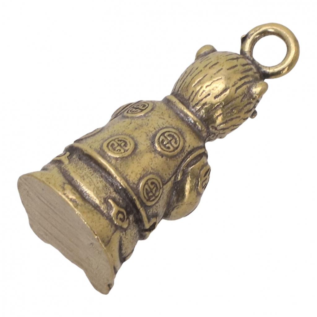 Lucky Charm Copper Sculpture Brass Animal Statue Vintage Ornament