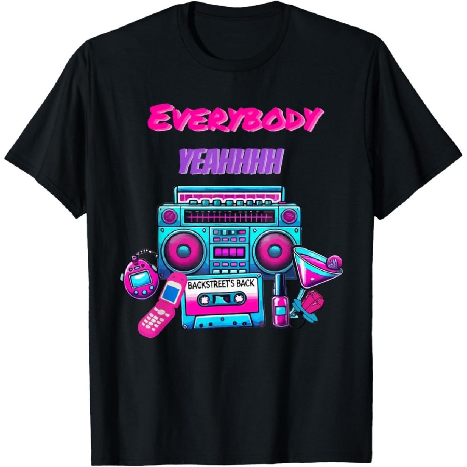 Purple Cassette Tape Retro Vintage 90s Hip Hop Music Men T-Shirt S