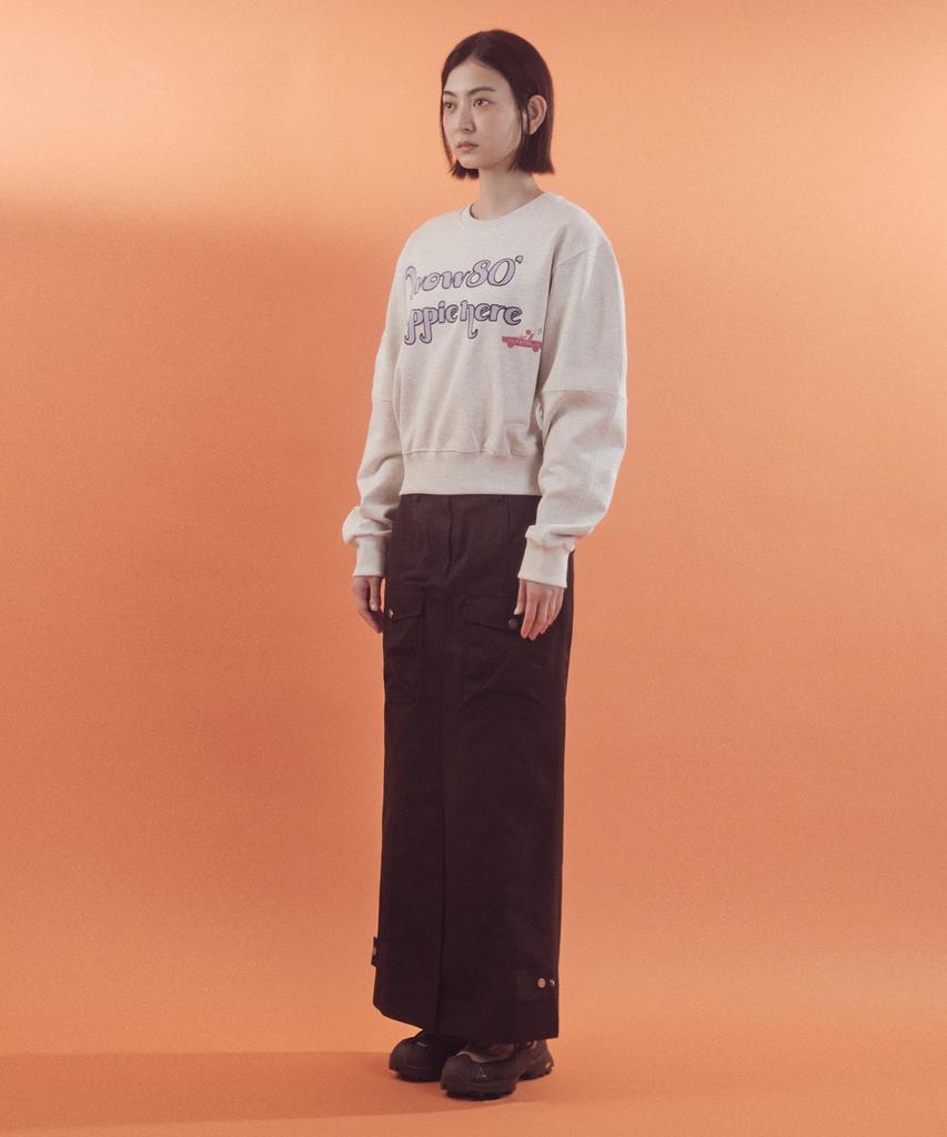 Mayol Utility Out-Pocket Long Skirt_Black