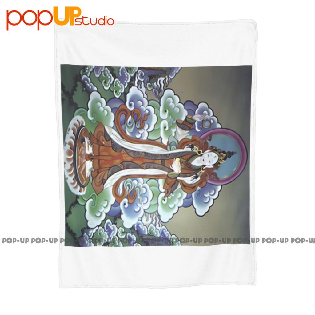 Achi Chokyi Drolma Dharma-Schutzgottheit Dharmapala Buddha Ultraweiche Decke Steppdecke Winter Sofaüberwurf Bettüberwürfe