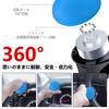 Charming Decor Steering Wheel Spinner for Cars, Light Vehicles, Trucks, Stylish, Anti-Slip, Quiet Bearing Construction, Mounting Tools Included (Blue)