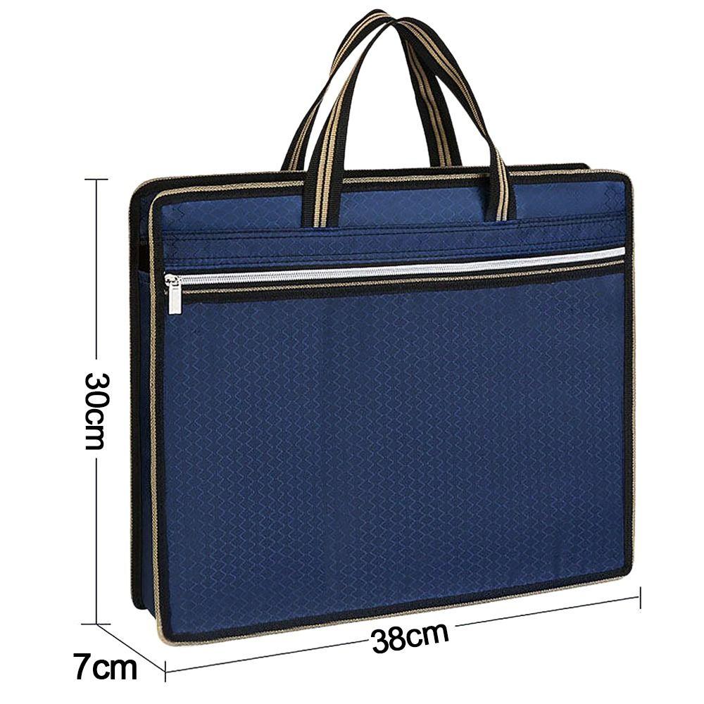 Waterproof Documents Bag A4 Briefcase Fashion Data Document Bag