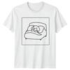 Sleeping Dog Cartoon Animal Unisexs TShirt Unisexs Tee Unisex Graphic Top