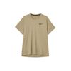 Quick-Drying Breathable Running Sports Casual Comfortable Round Neck Short Sleeve T-Shirt Men Tops Khaki CZ1182-247