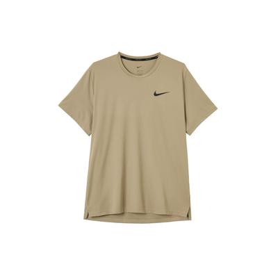 Schnelltrocknendes atmungsaktives Lauf-Sport-Freizeit-Komfort-Rundhals-Kurzarm-T-Shirt Herren Oberteile Khaki CZ1182-247
