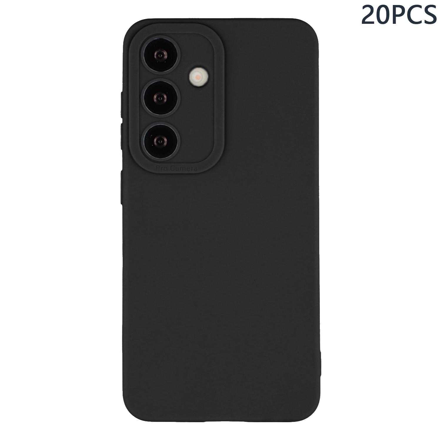 

Bulk Purchasing 20Pcs For Samsung Galaxy S24 Case Precise Cutouts 1.3mm TPU Matte Phone Cover Black