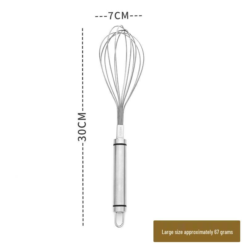 Abay Manual Stainless Steel Egg Whisk Set