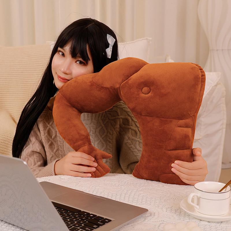 Soft Plush Male Friend Body Pillow With Arm Support For Gift And Comfort