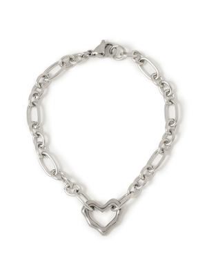 Ray Beams Damen Armband aus Edelstahl mit Nuancen-Herz, Silber, Einheitsgröße