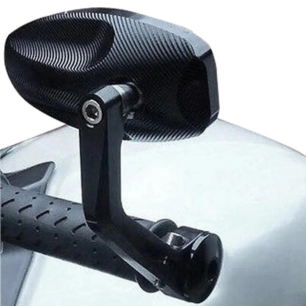 2pcs Motorcycle Rearview Mirrors CNC Motorcycle Bar End Black Rearview Side Mirror For Triumph Speed Triple Accessories