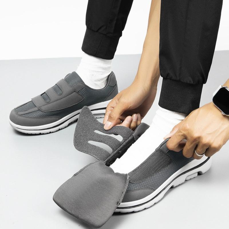 Fashion Sneakers for Middle-aged Elderly,walk Shoes Slip-On Orthopedic Shoes with Adjustable Closure for Swollen Feet,swollen Thumbs 46