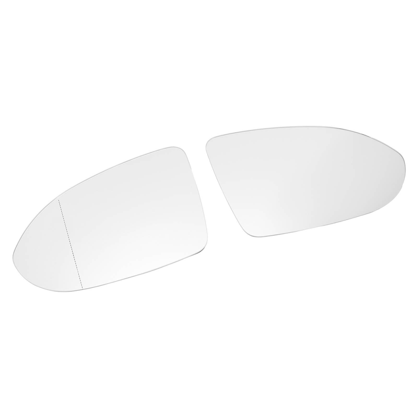 

1 Pair Heated Mirror Glass 3G0857521 Anti Fog Rapid Heating Left Right Side Rearview Mirror Glass