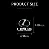 Car Stickers Car-Styling Logo Interior Decorative Accessories For Lexus F-SPORT ES RX NX LS UX LM LX GX LC RZ IS CT GS RC HS