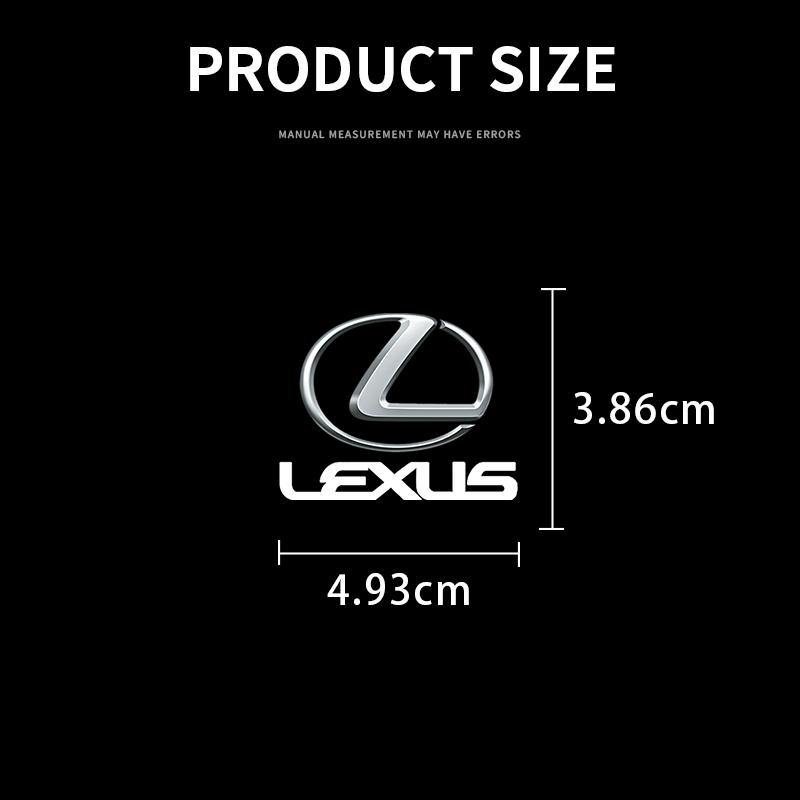Car Stickers Car-Styling Logo Interior Decorative Accessories For Lexus F-SPORT ES RX NX LS UX LM LX GX LC RZ IS CT GS RC HS