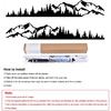 2PCS Vinyl Car Stickers Mountain Tree Forest Decor Decal Car Body Stickers and Decals Vinyl Graphic for Car SUV RV Camper Trailer