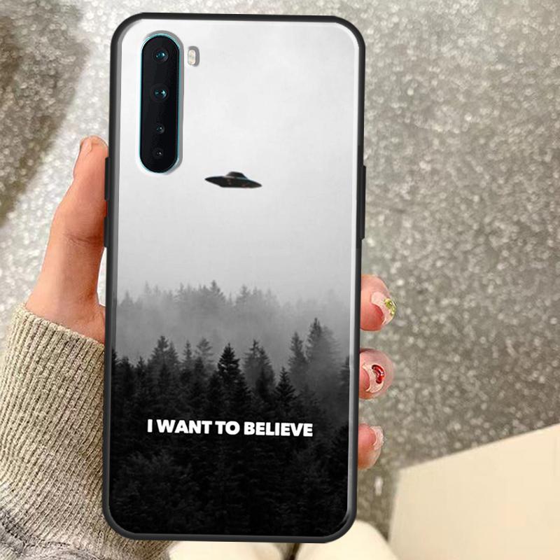 The X Files I Want to Believe Case For OnePlus 15 15R 13 13R 13T 12 12R 11 10 10R 10T 8T Nord CE 5 4 2 3 Lite N20 N30 Coque