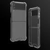 Transparent Case For Samsung Galaxy Z Flip 3 Soft Tpu +Pc Four -Corner Explosion -Proof Protective Cover For Galaxy Z Flip Case