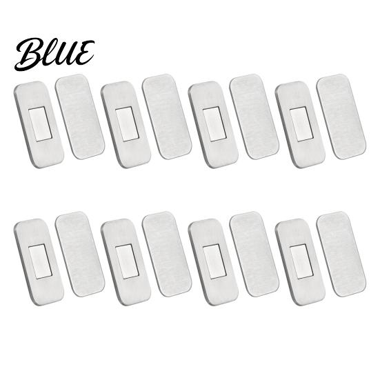 Adhesive Magnetic Latch Cabinet Magnet Steel Catch Door 2/4/6/8Pcs Stainless Ultra Thin Closet Catch for Kitchen Bathroom Cupboard Drawer