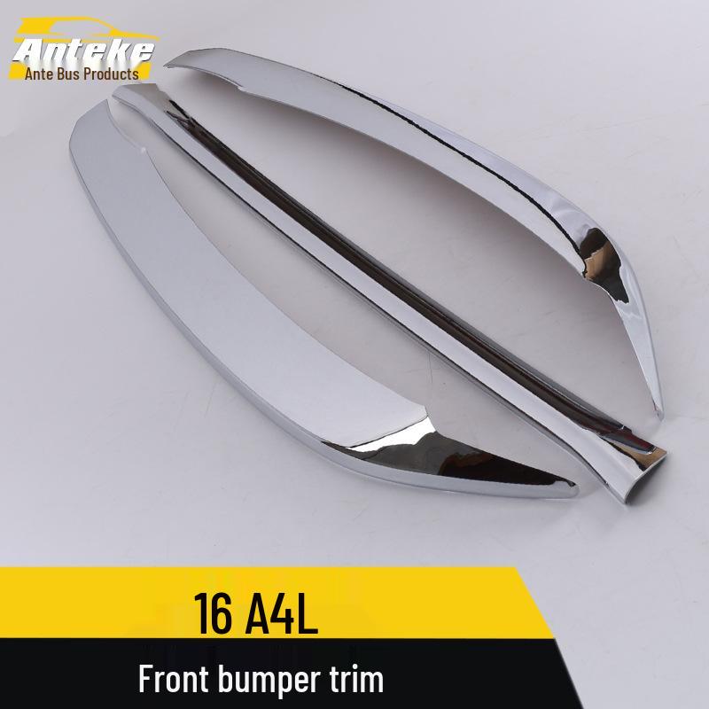 16 A4L Front Bumper Anti-Scratch Trim: Center Grille Decorative Sticker Accessories