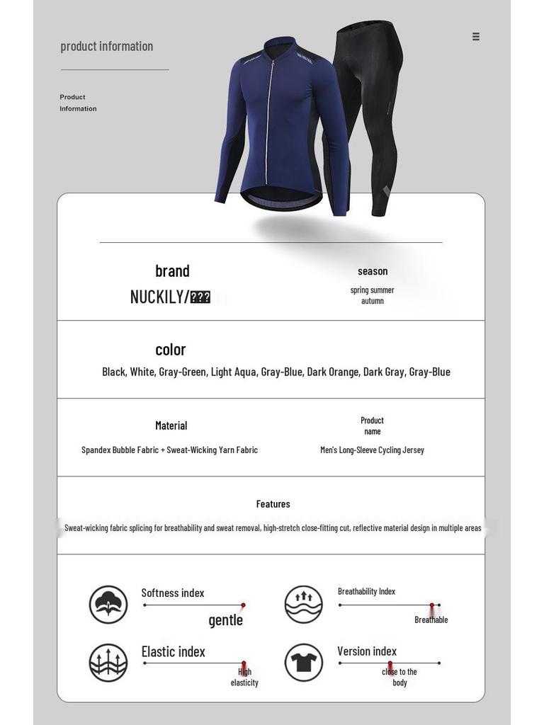 Spring-Summer Breathable Quick-Dry Cycling & Running Long-Sleeve Top