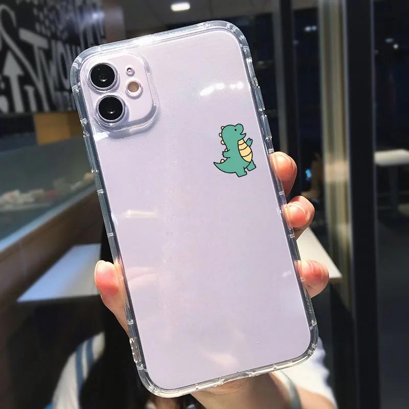 Cute Dinosaur Couple Phone Case For Samsung Galaxy S22 S26 S23 S24 S25 Ultra Plus Cartoon Cover For Galaxy S24+ S23+ S22+ Fundas