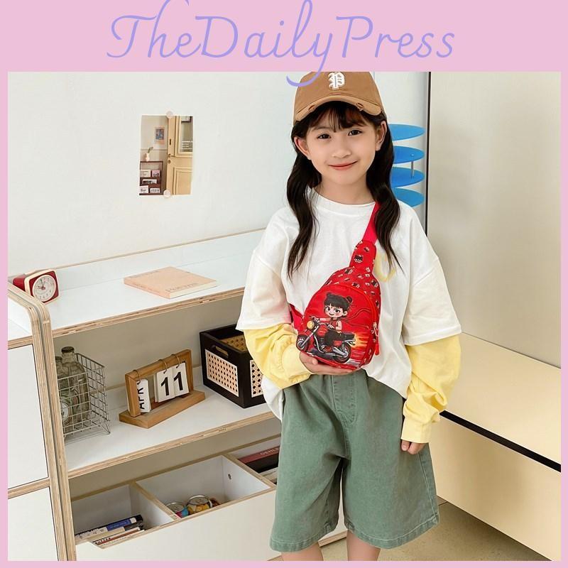 Ne Zha 2 Children Fashion Cartoon Crossbody Bag Polyester Material Outing School