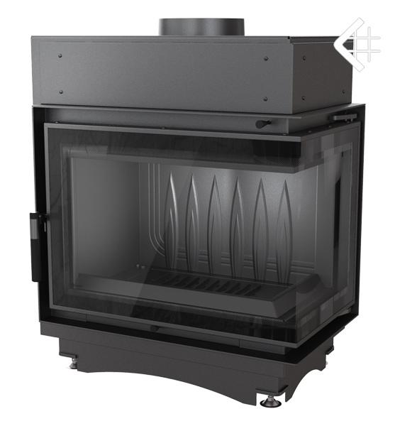 Gusseisenkamin KRATKI MAJA DECO rechts 8 kW Ø 150